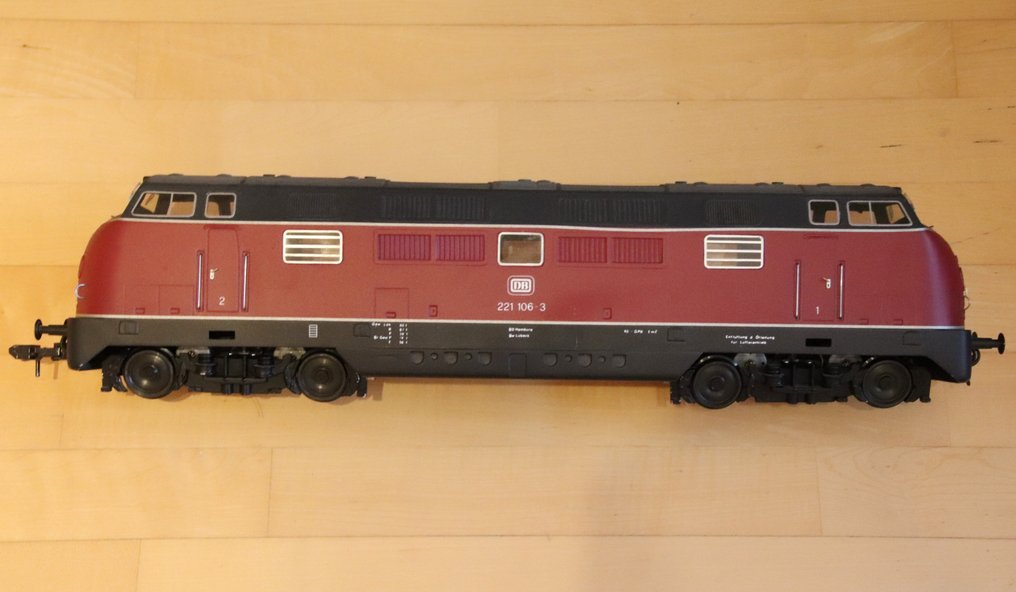 Eigenbau 1 - Πετρελαιοκίνητη-υδραυλική μηχανή τρένου (1) - Πετρελαιοϋδραυλική ατμομηχανή BR 221 με ήχο πετρελαίου. - DB #2.1