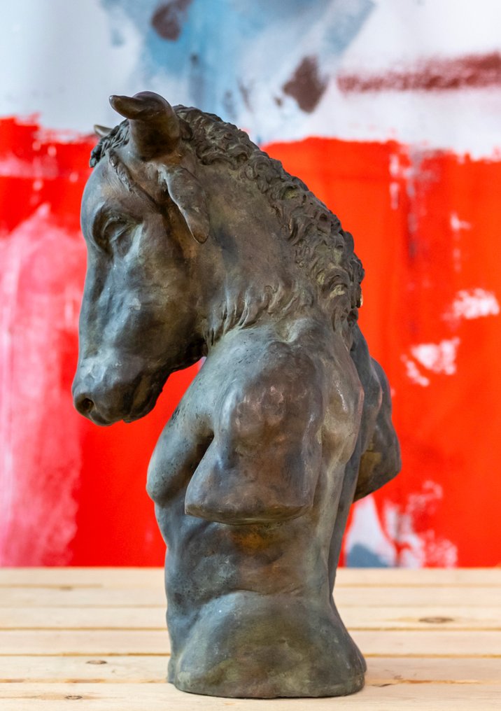 雕塑, Asterione Minotauro - 41 cm - 石膏 #4.3