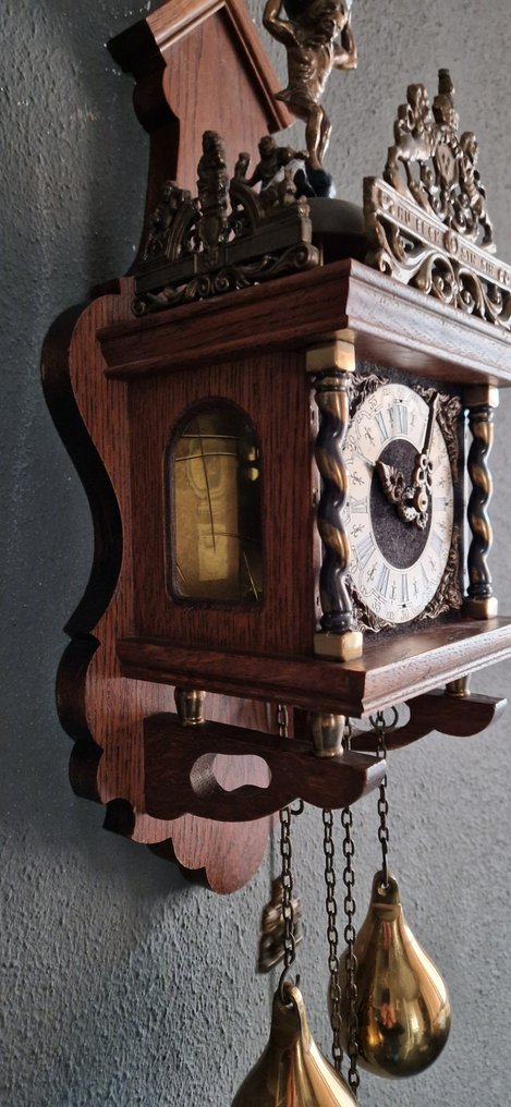 Zaandam/Zaanse clock - warmink -   Wood, Brass - 1960-1970 - Zaanse clock #3.2