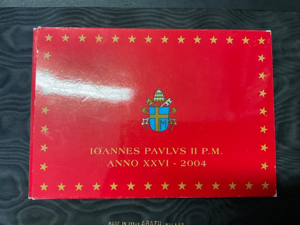 Vatikán. Proof Set 2004 (incl. medaglia in argento) (Nincs minimálár) #1.0