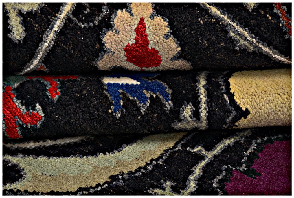 Afghan, Ziegler Kazak, 手工结织苏扎尼设计师地毯，独特，高品质，天然羊毛 - 地毯 - 280 cm - 180 cm - 手工传统地毯 #3.2