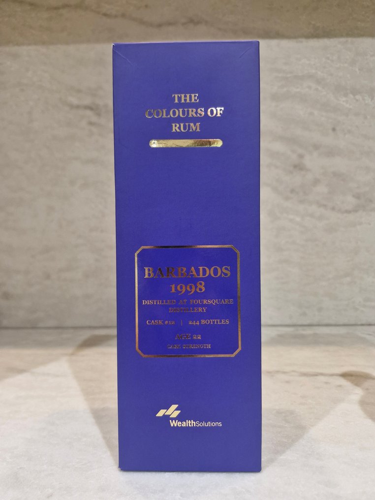 Foursquare 1998 Wealth Solutions - Edition No 3 - Cask #12 - The Colours of Rum   - b. 2021  - 700ml #1.0