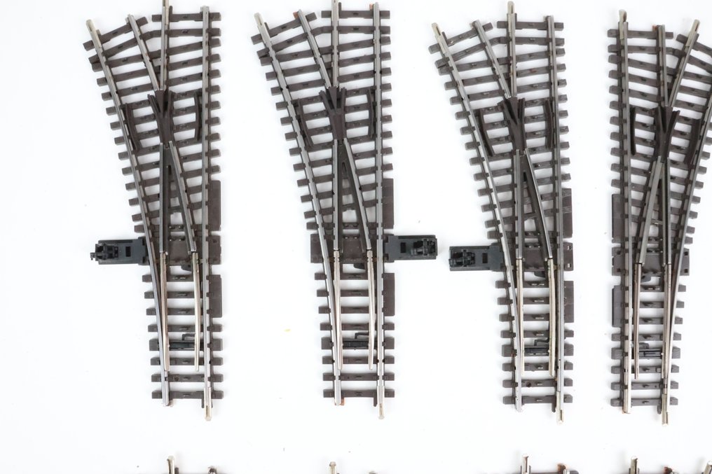 Märklin H0 - 2262/63/64 - Γραμμές τρένου μοντελισμού (15) - K-wissels συνδέσεις δεξιά και αριστερά πλήρες προφίλ. #3.2