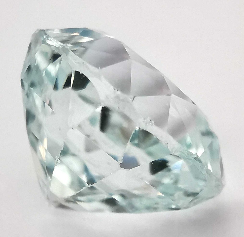 No reserve price Aquamarine - 5.93 ct - Antwerp Laboratory for Gemstone Testing (ALGT) - Light Blue #2.1
