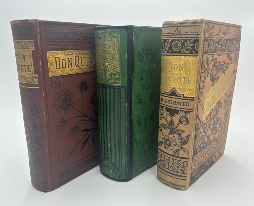 Miguel de Cervantes Saavedra - Three editions of Don Quixote published in New York at the end of the 19th century - 1876-1889 #2.1