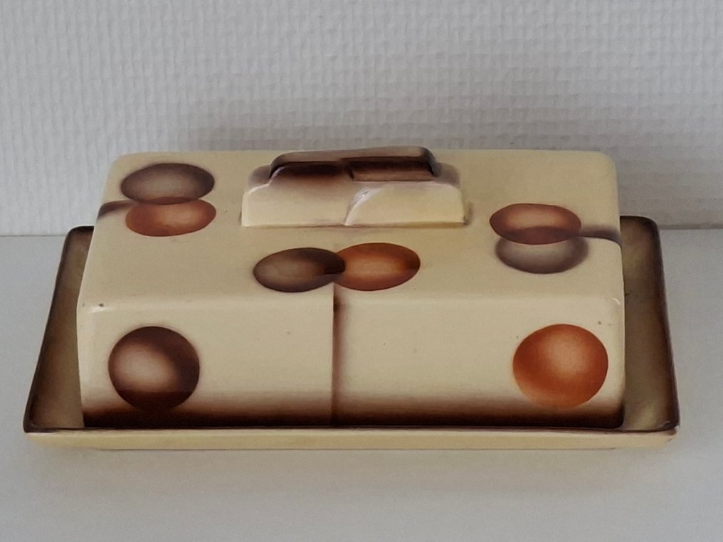 Musterschutz - Smørfat - Steingods - Art Deco botervloot #3.2