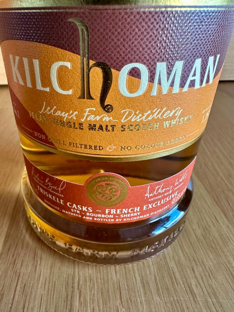 Kilchoman Triskele Casks - STR/Bourbon/Sherry - French Exclusive Small Batch No. 1  - b. 2023  - 70cl #4.3