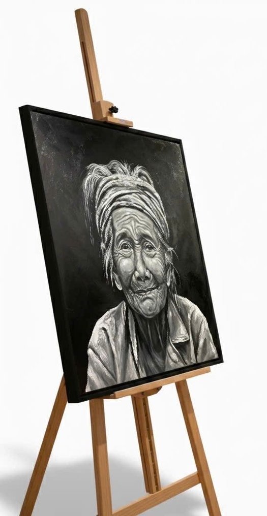 Nguyen Van Dien - L'Encre des Mémoires 140 x 140 cm #3.2