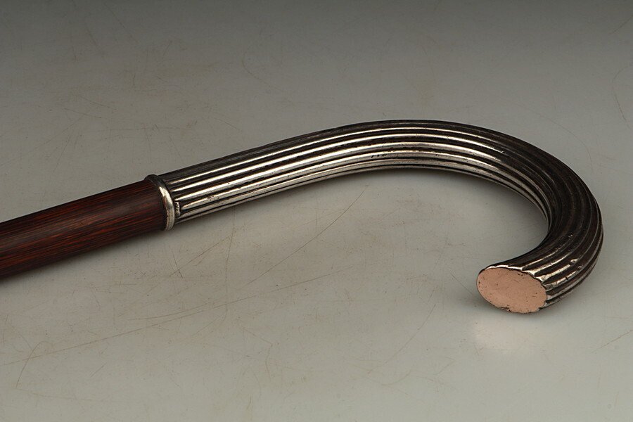 Walking stick - .900 silver #3.2