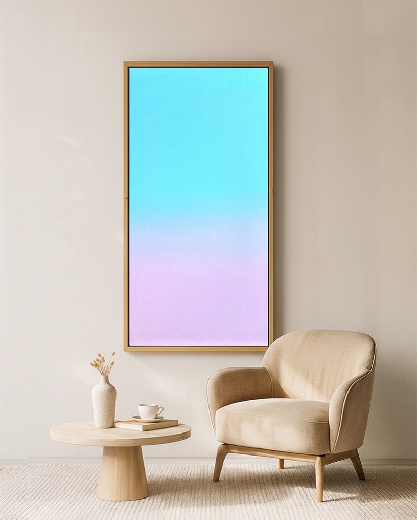 Sven Pels - "Soft Lagoon" - Colorful Modern Art #1.0