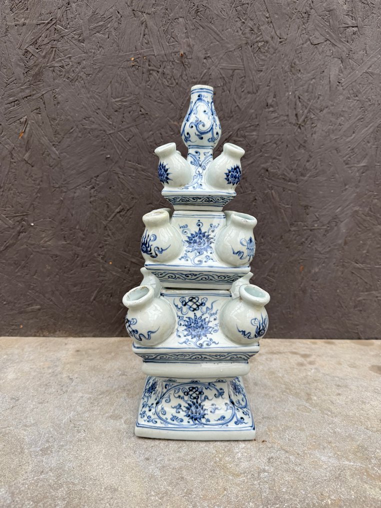 Vase - Porcelain - China - Tulip vase (No reserve price) #1.0