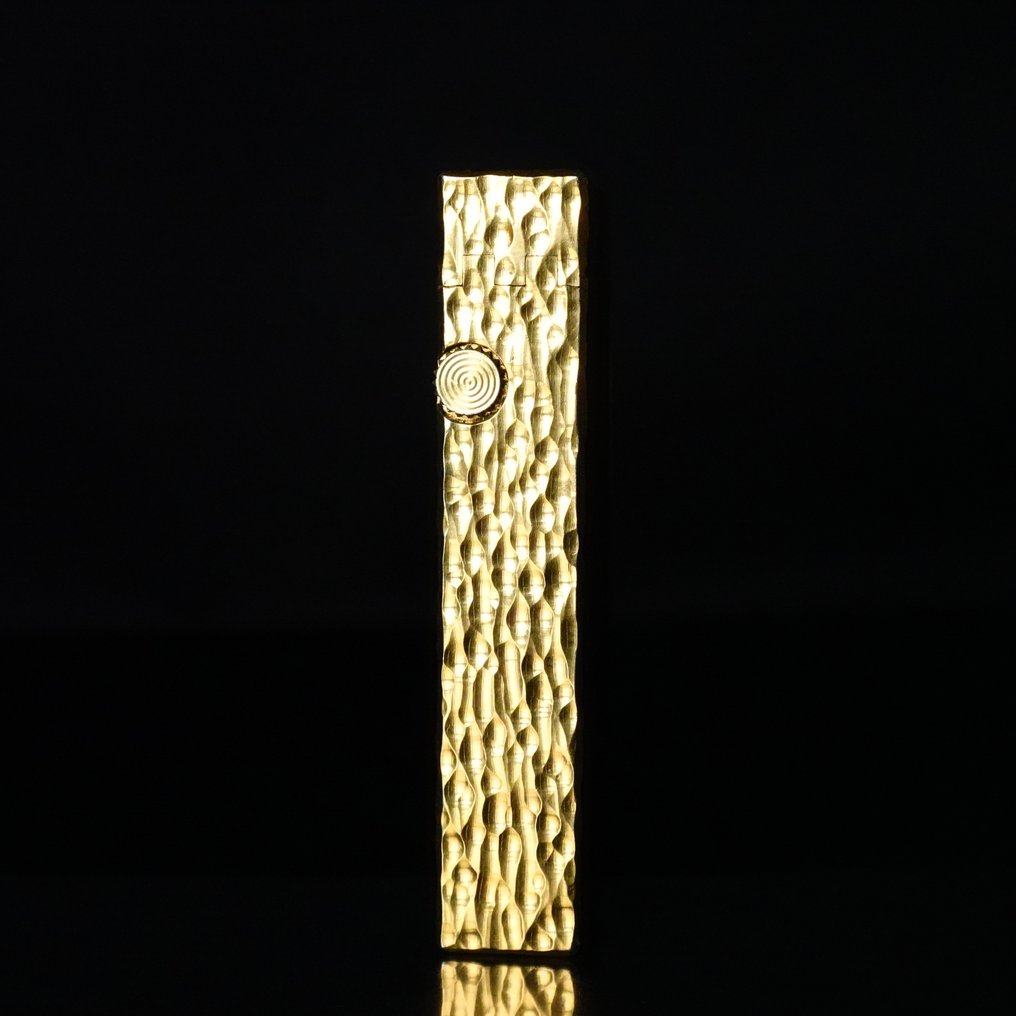 Dunhill - Bark Pattern Rollagas Lighter - Sem preço de reserva - Isqueiro - Banhado a ouro #4.3