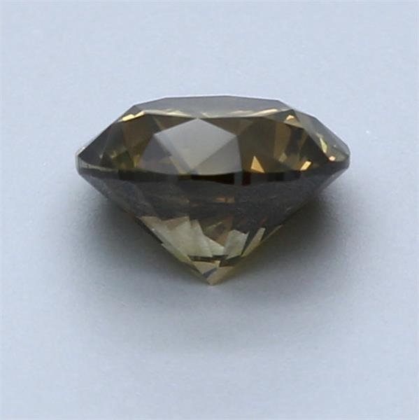 Zonder minimumprijs - 1 pcs Diamant  (Natuurlijk gekleurd)  - 1.39 ct - Rond - Fancy deep Groenachtig Geel - VS2 - International Gemological Institute (IGI) #4.3