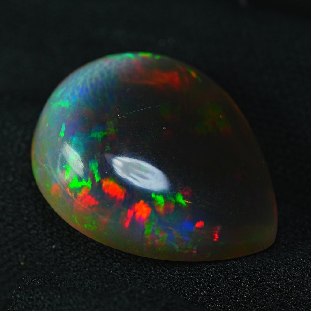 没有保留价 棕色 蛋白石  - 24.11 ct - 国际宝石研究院（IGI） - Rare Bicolor Flash #3.2