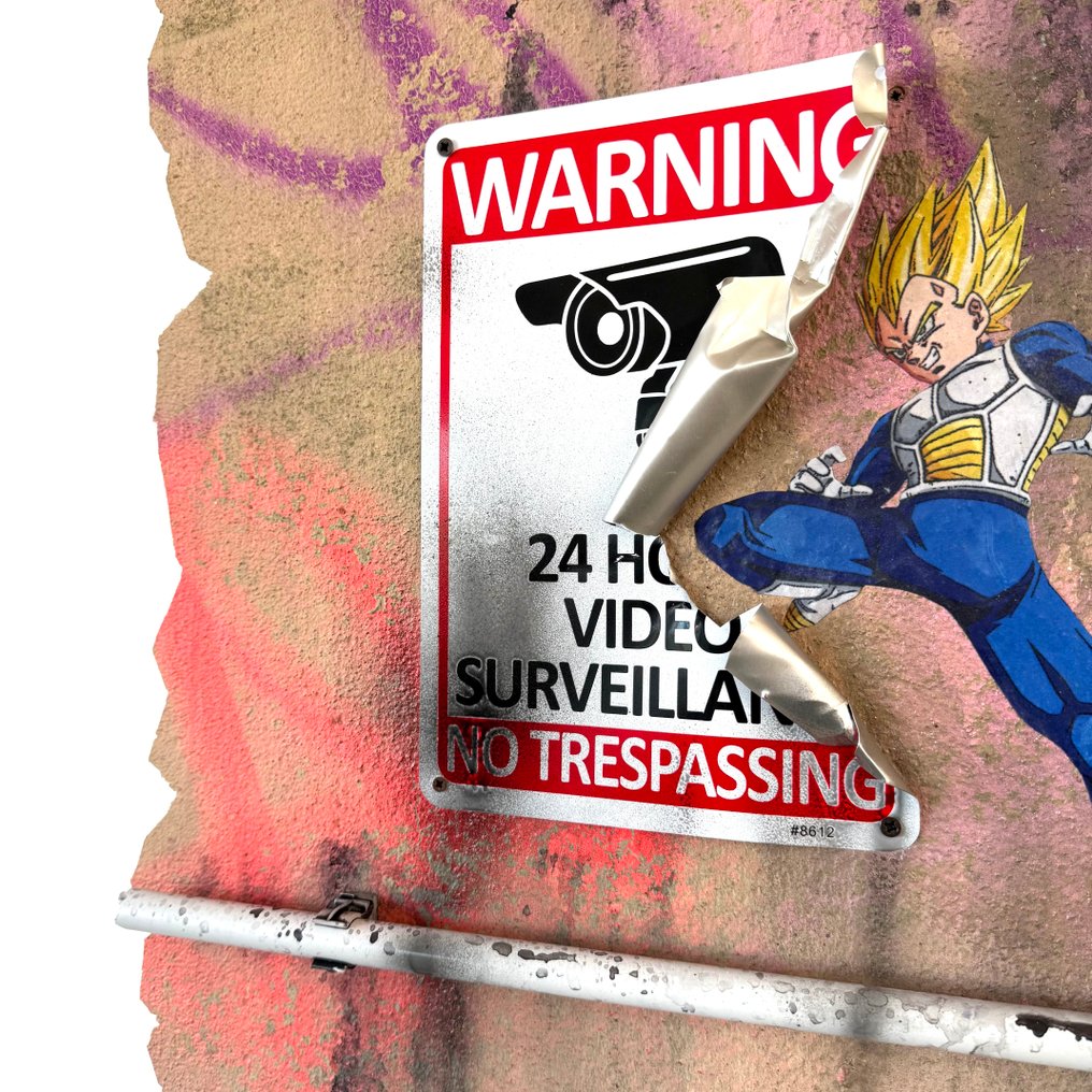 Mart Signed (XX) - Vegeta. Stop Control. Broken Wall. DRAGON BALL. #2.1