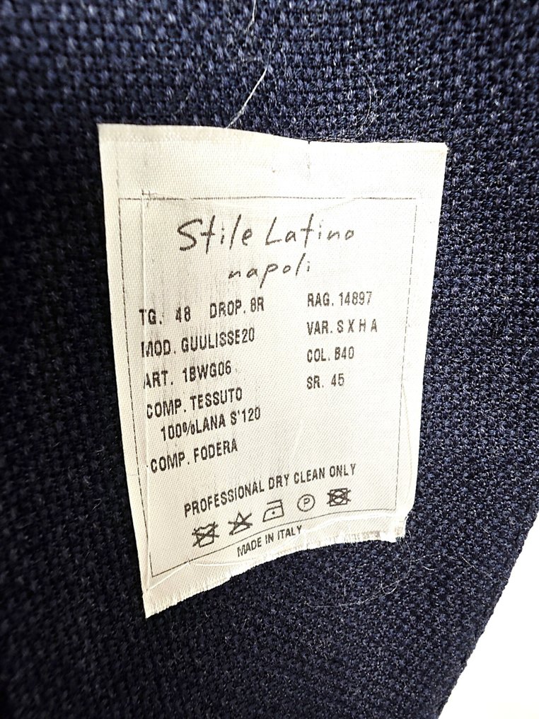 Stile Latino (Attolini) - NEW  - Wool Super 120's - Blazer - New with tags #1.0