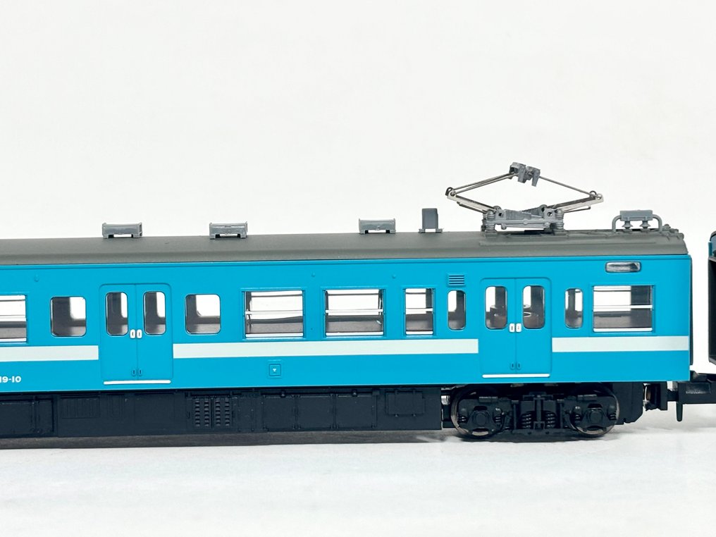 MICROACE N轨 - A0380 - 模型火车 (1) - JNR 119 系列 – 伊田线涂装(非空调)2辆车组(带动力) - JNR #3.2