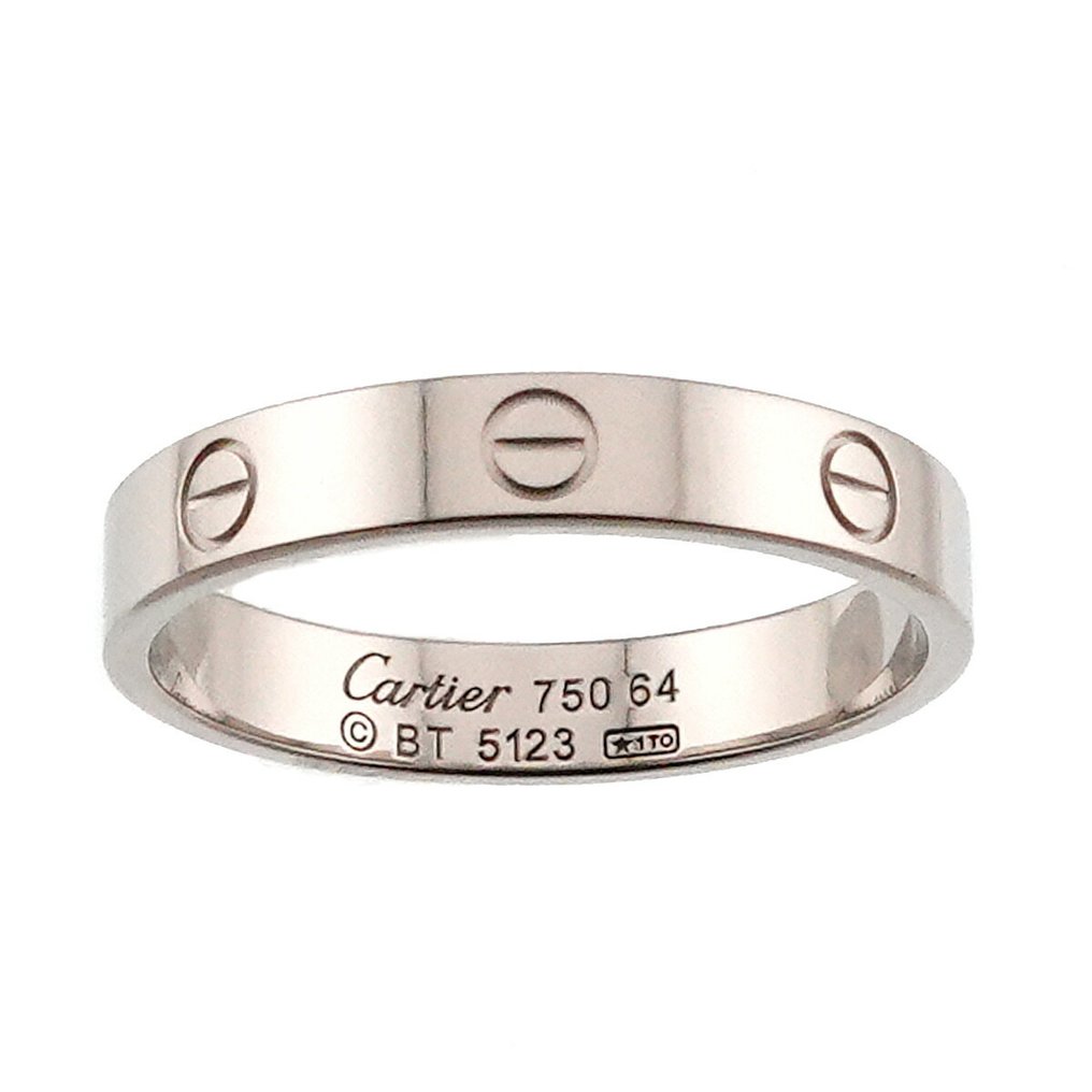 Cartier - 戒指 - 18K包金 白金 #1.0