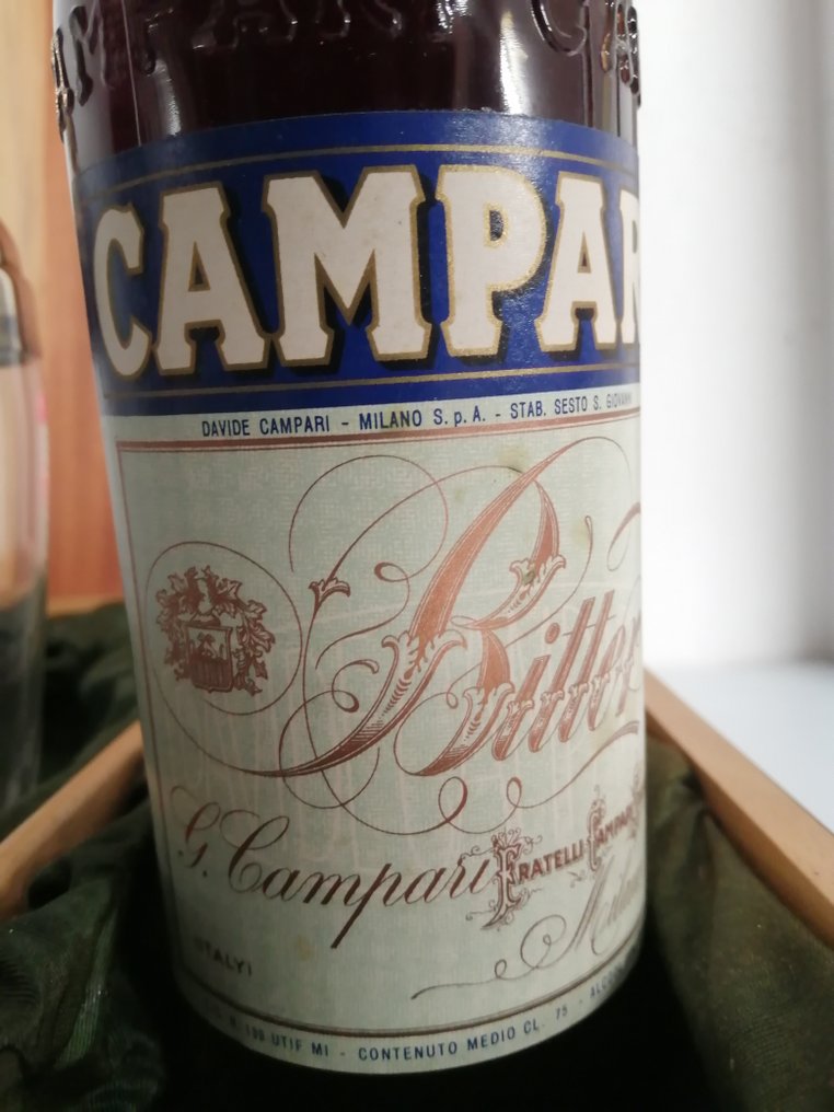 Campari - Bitter Mixology giftset  - b. década de 1970 - 75cl #1.0