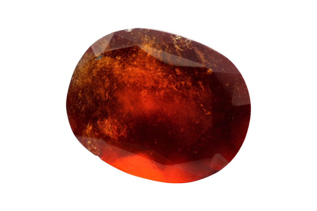 沒有保留價 橙色, 棕色 石榴石  - 9.21 ct - Instituto Gemólogico Español (IGE) #2.1