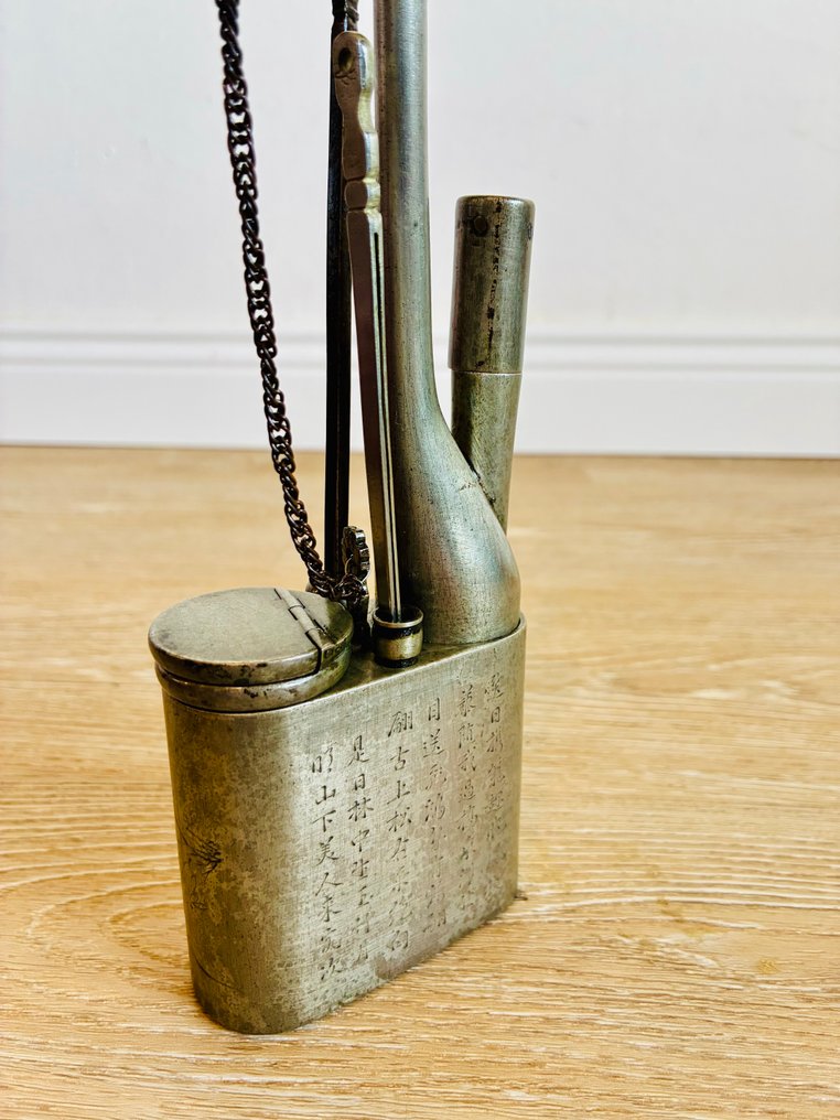 No reserve price - Pipe - Alloy, Silver-Plated Metal #4.3