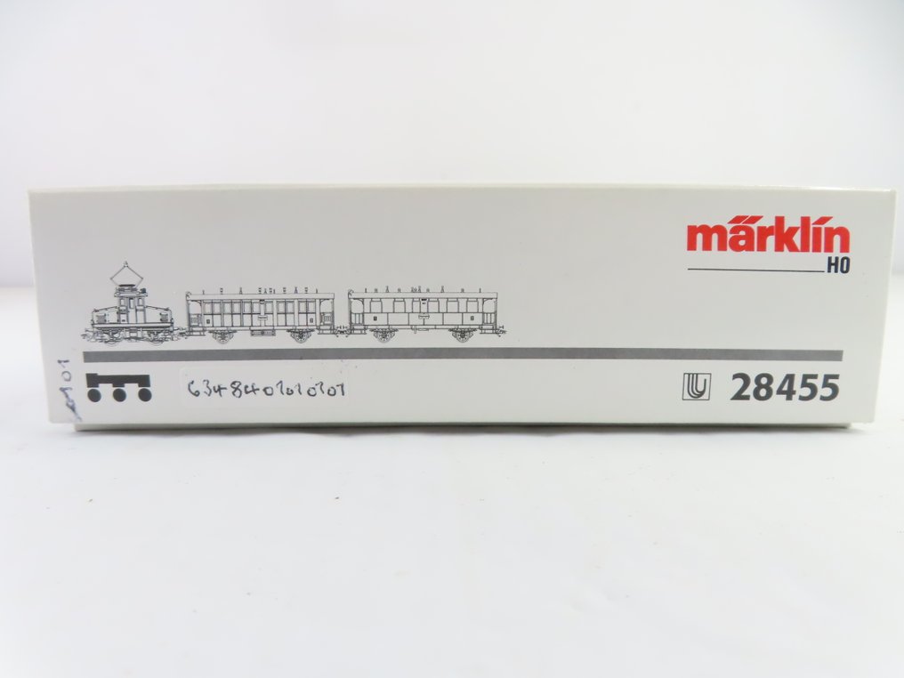 Märklin H0 - 28455 - Ensemble de train (1) - Ensemble de 3 pièces avec E69 et 2 wagons. - GLAG #3.2