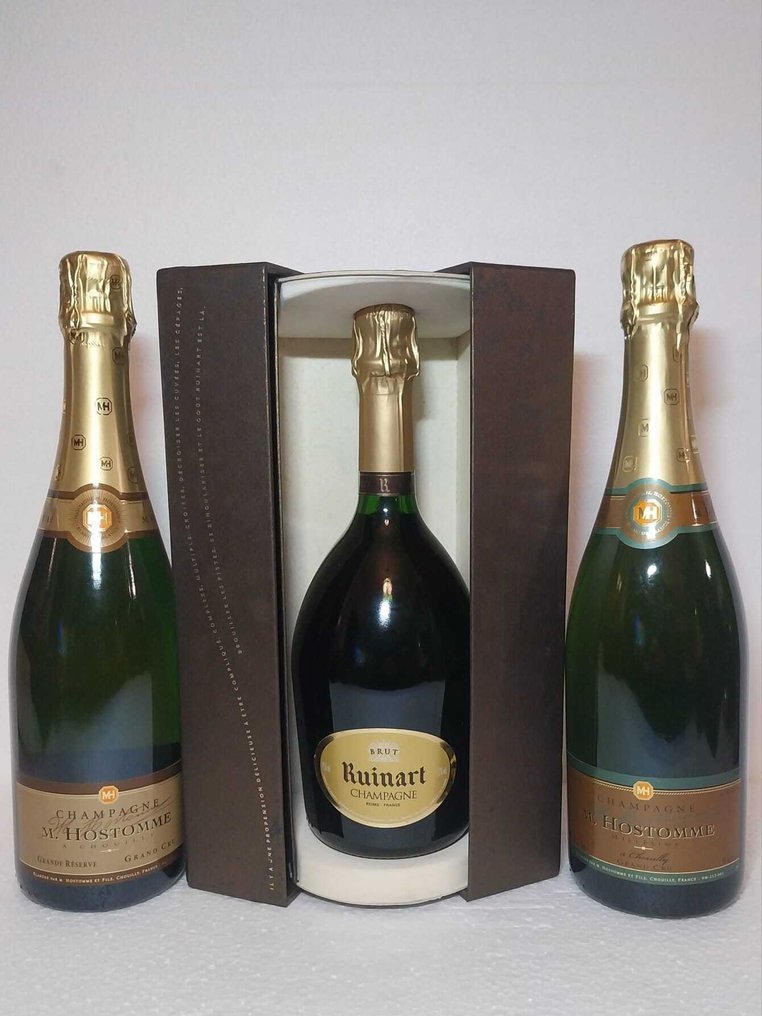 M. Hostomme x2 & Ruinart - 香槟地 Brut - 3 Bottles (0.75L) #1.0