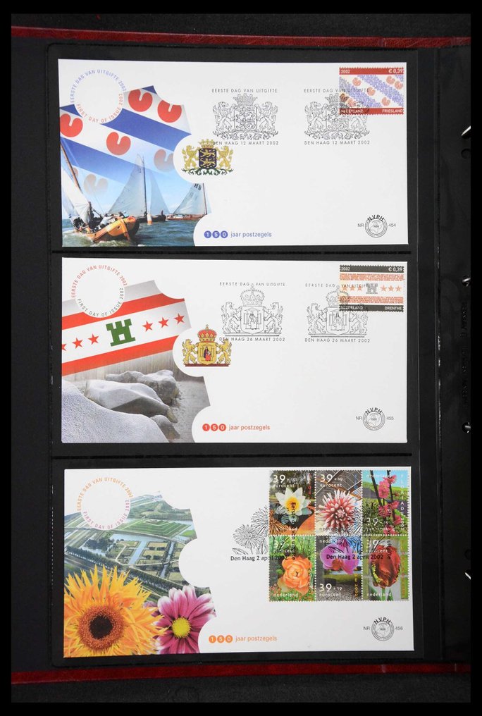 Holland 2002/2009 - Holland FDC's samling i euro 194 FDC'er. #2.1