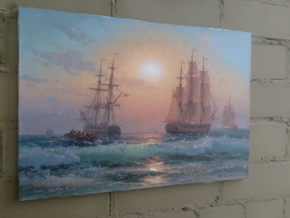 Vitalii Karpenko (1963) - Seascape evening #3.2