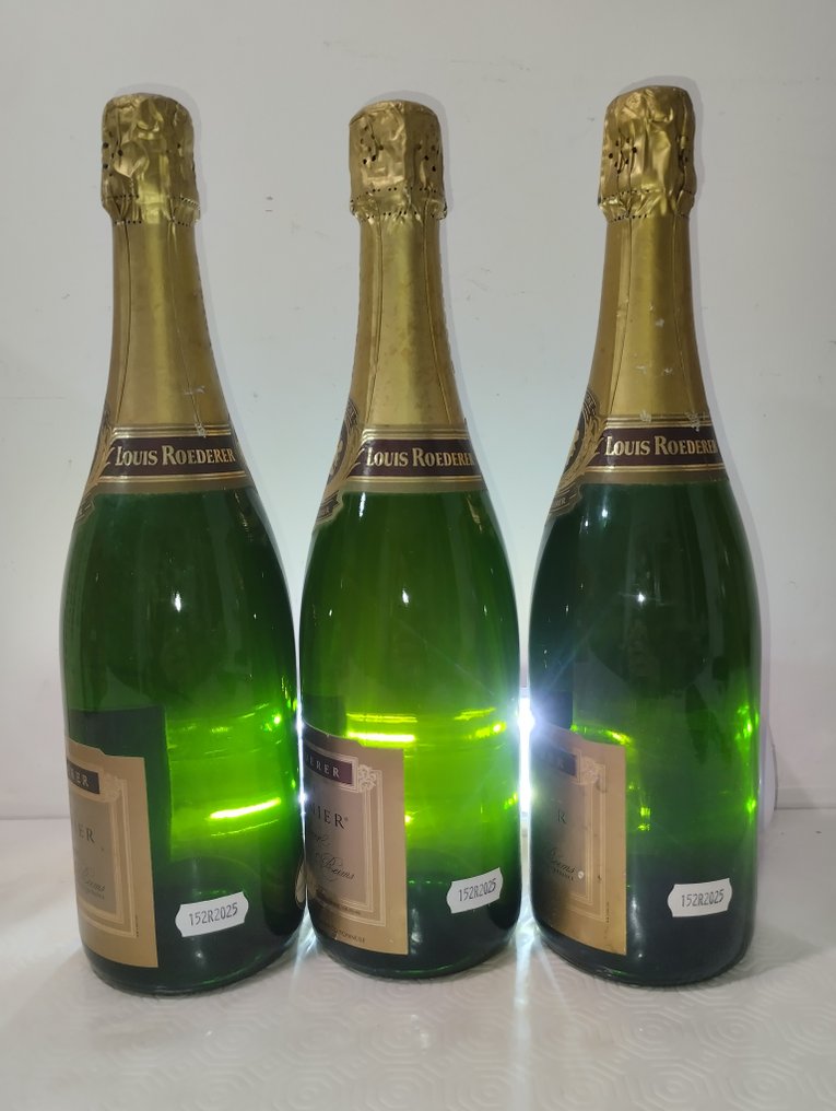 Louis Roederer, Brut Premier - Champagne - 3 Flasker (0,75 L) #1.0