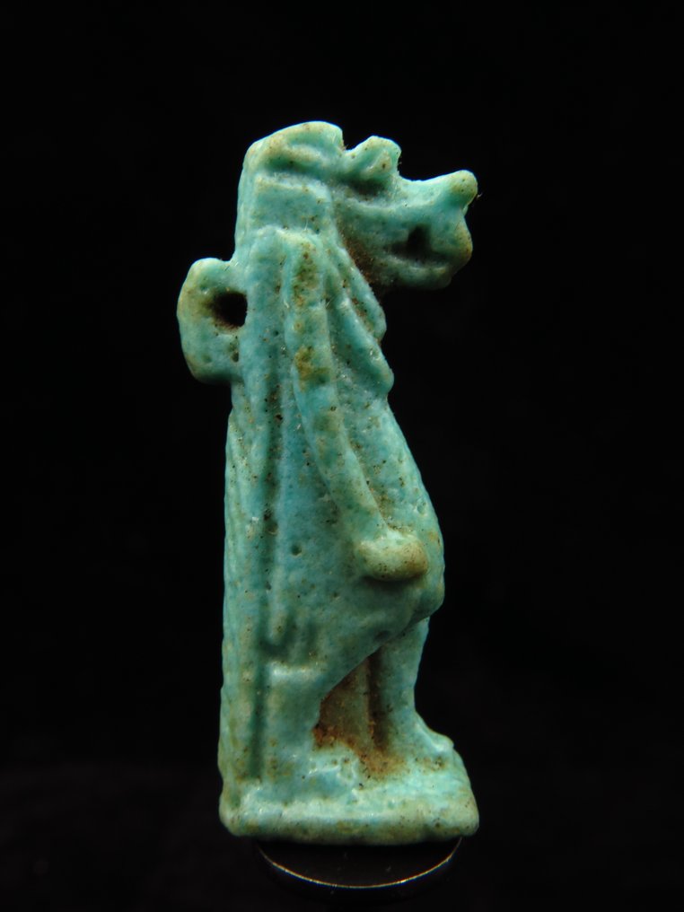 古埃及 Faience Taweret的护符，孕育与母性的河马女神 - 3.7 cm  (沒有保留價) #1.0