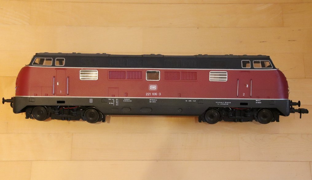 Eigenbau 1 - Πετρελαιοκίνητη-υδραυλική μηχανή τρένου (1) - Πετρελαιοϋδραυλική ατμομηχανή BR 221 με ήχο πετρελαίου. - DB #3.2