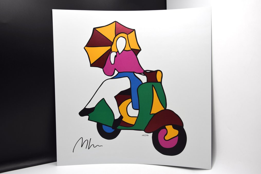 Marco Lodola (1955) - Pin Up in Vespa #1.0