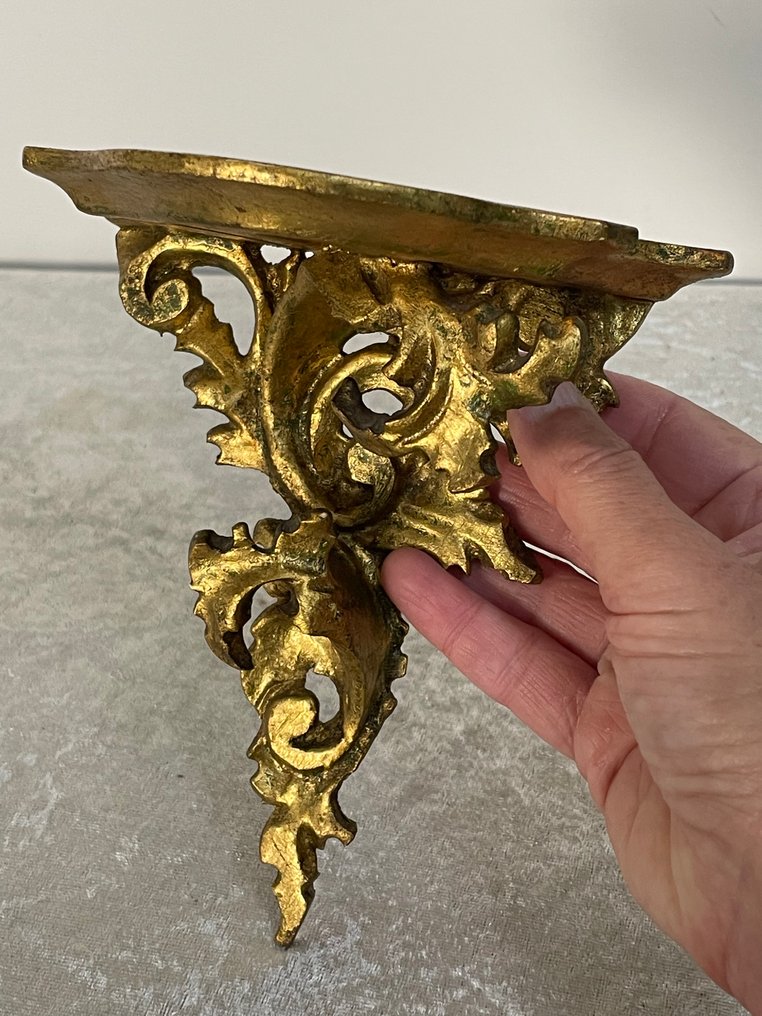 Szobor, Wandconsole Rococostijl - 15.5 cm - Fa #4.3