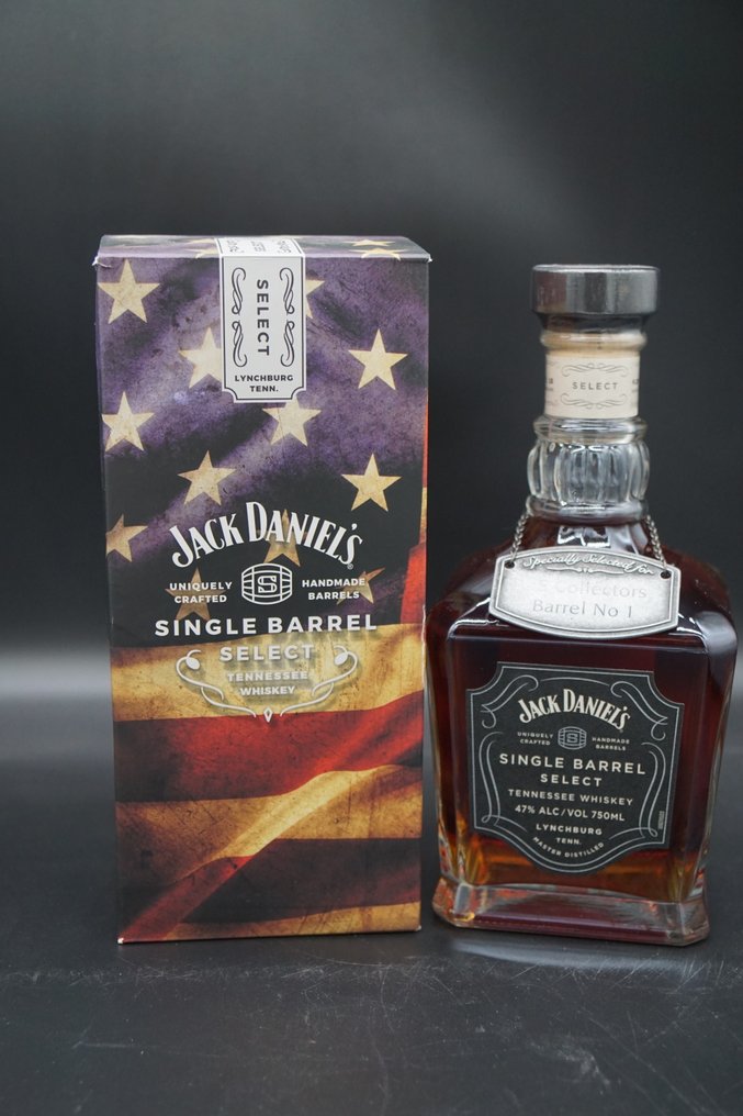 Jack Daniel's US Collectors Barrel No 1 - USA Flag box  - b. 2018  - 750毫升 #1.0