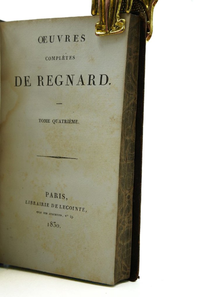 Jean-François Regnard - Oeuvres complètes de Regnard - 1830 #3.2