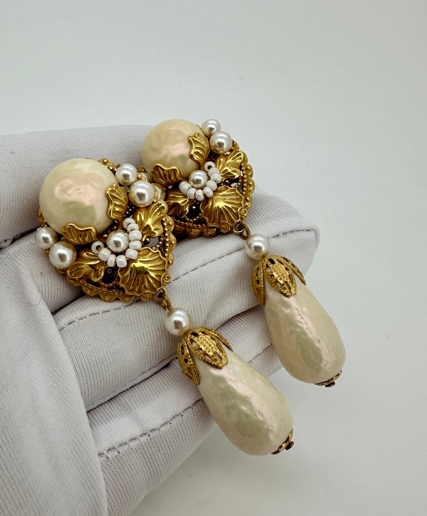 米里亚姆·哈斯克 — 模拟珍珠耳环 — 美国 - 耳环 #2.1