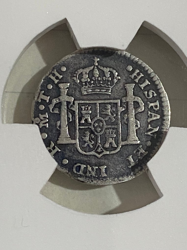 Spanyolország. Carlos IV. 1/2 Real 1806 Mexico TH - NCV (Nincs minimálár) #3.2