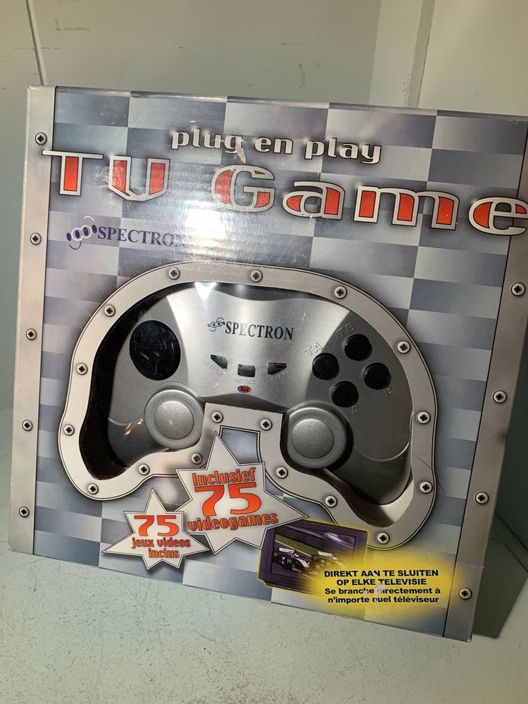 SPECTRON Plug & Play TV Game (75 Games) - New in sealed packaging - Spectron TV Game - Video game console - In original box #1.0