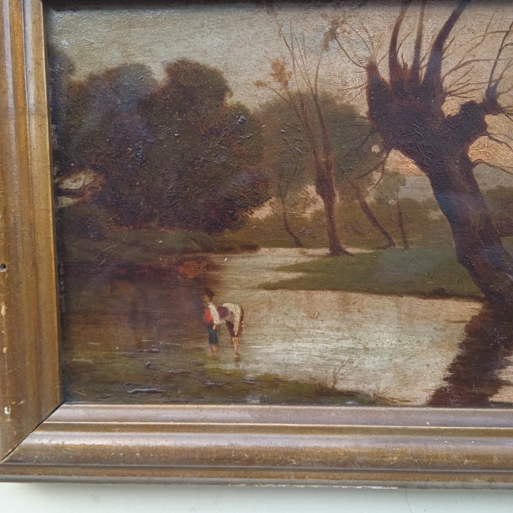 Ettore Dell'Acqua (XIX-XX) - Paesaggio #3.2