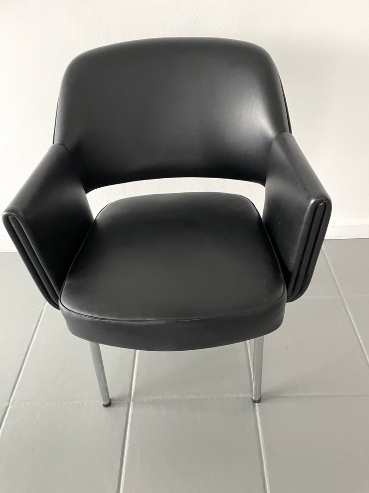 Airborne International - Marc & Pierre Simon - 扶手椅子 - Deauville - 铬, 人造皮革 #3.2