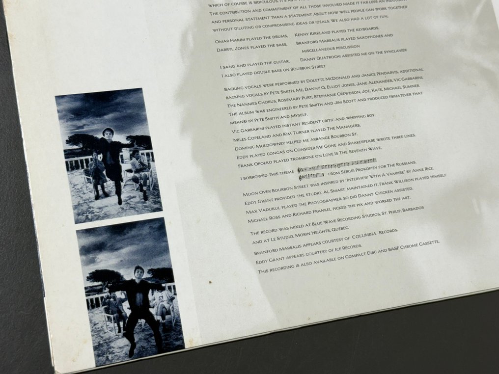 Sting - The Dream Of The Blue Turtles (Japanese 1st issue with OBI !) - LP - Edición japonesa, 1a Edición - 1985 #4.3