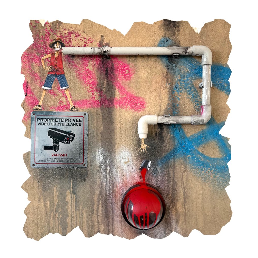 Mart Signed (XX) - Rufy. Stop Control. Broken Wall. Onepiece #1.0