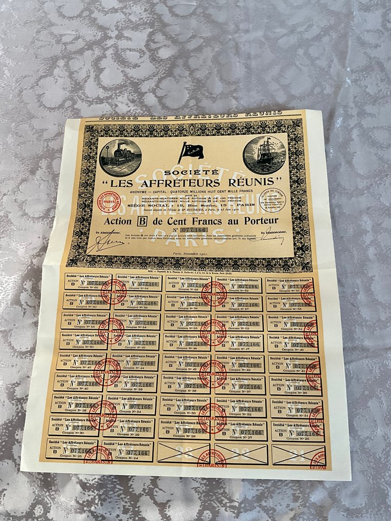 Dokument - États et sociétés - Actions au porteur - 1900 #1.0