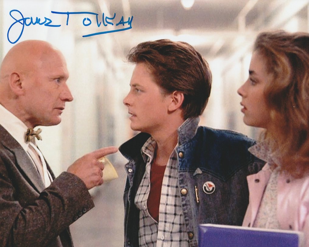 Powrót do przyszłości - Signed by James Tolkan (Mr. Strickland) #1.0