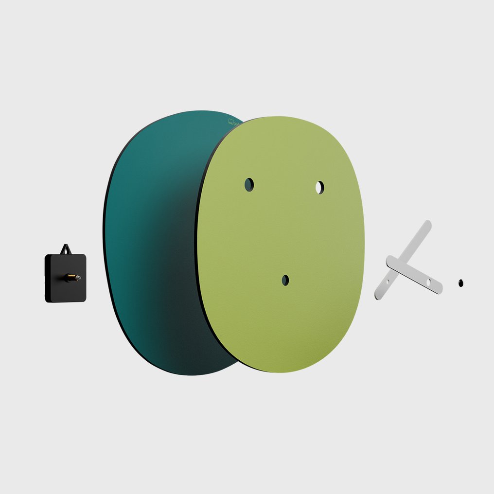 Ρολόι τοίχου - GIallobus -  Σύγχρονη Ξύλο - 2024 - Ρολόι Moody #3.2