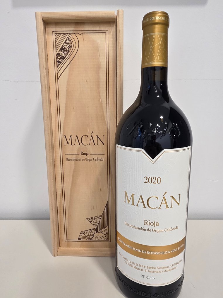 2020 Bodegas Benjamin de Rothschild & Vega Sicilia, Macán - 里奥哈 DOC - 1 马格南瓶 (1.5L) #1.0