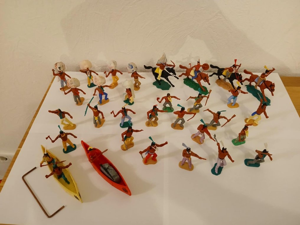 Timpo Toys - Statuetta - Indians Lot - Plastica #2.1