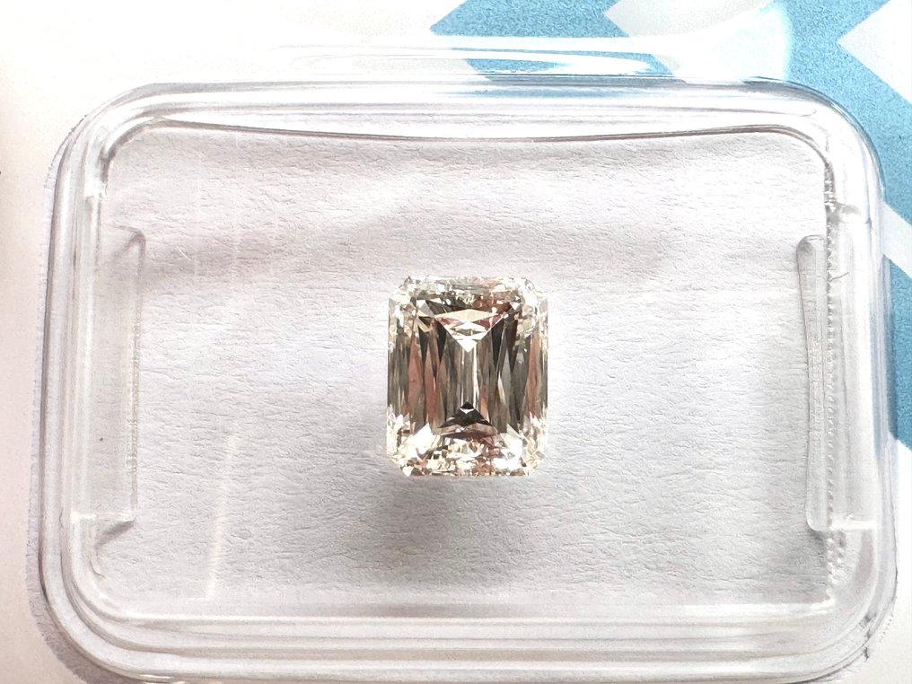 1 pcs Diamant  (Natur)  - 1.07 ct - Smaragd - H - VS1 - International Gemological Institute (IGI) #2.1