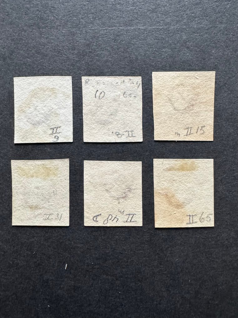 Netherlands 1852 - King William III, Plate II. #1.0